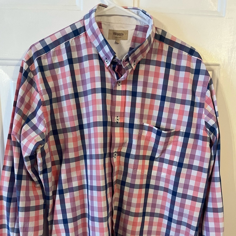 T.M.Levin Casual Button Down Shirt Size L